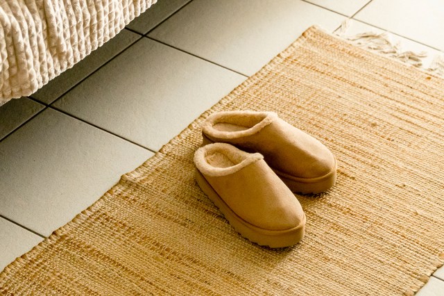 pair of modern fashionable Ugg slippers