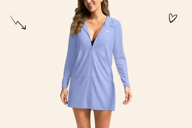 An image of the UPF 50+ cover up jacket